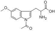 N-ACETYL-5-METHOXY-DL-TRYPTOPHAN Struktur