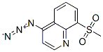 Quinoline,  4-azido-8-(methylsulfonyl)- Struktur