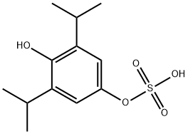 PROPOFOL-4-HYDROXY-4-HYDROGENSULFATE Struktur