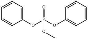 DIPHENYL METHYL PHOSPHATE Struktur