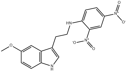 N-(2,4-dinitrophenyl)-5-methoxytryptamine Struktur