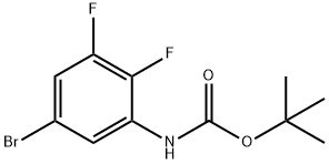 N-BOC5-bromo-2,3-difluoroaniline Struktur