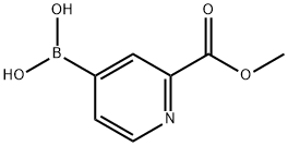 2-(Methoxycarbonyl)pyridine-4-boronic acid Struktur