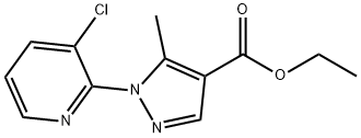 Ethyl1-(3-chloropyridin-2-yl)-5-methylpyrazole-4-carboxylate Struktur