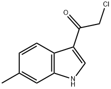 Ethanone, 2-chloro-1-(6-methyl-1H-indol-3-yl)- (9CI) Struktur