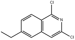 1,3-Dichloro-6-ethylisoquinoline Struktur