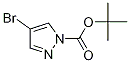 4-Bromopyrazole-1-carboxylic acid tert-butyl ester Struktur