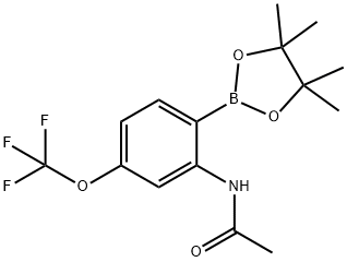 N-(2-(4,4,5,5-Tetramethyl-1,3,2-dioxaborolan-2-yl)-5-(trifluoromethoxy)phenyl)acetamide price.