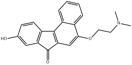 9-hydroxybenfluron Struktur