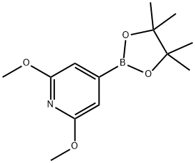 2,6-Dimethoxypyridine-4-boronic acid,pinacol ester Struktur