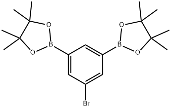 5-Bromo-1,3-phenylenediboronic acid,bispinacol ester Struktur