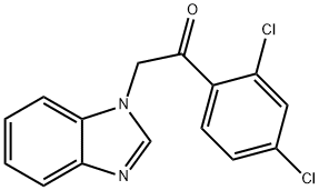 Ethanone,  2-(1H-benzimidazol-1-yl)-1-(2,4-dichlorophenyl)- Struktur