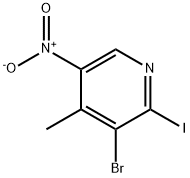 3-bromo-2-iodo-4-methyl-5-nitropyridine