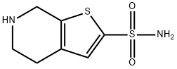 2-sulfaMoyl-4,5,6,7-tetrahydrothieno[2,3-c]pyridine Struktur