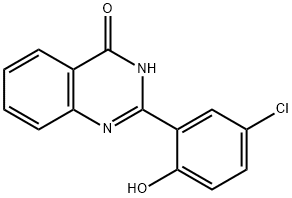 2-(5-氯-2-羥基苯基)喹唑啉-4(1H)-酮, 1151-84-4, 結(jié)構(gòu)式