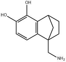 1,4-Methanonaphthalene-5,6-diol, 1-(aminomethyl)-1,2,3,4-tetrahydro- (9CI) Struktur