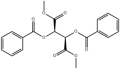 Butanedioic acid, 2,3-bis(benzoyloxy)-, diMethyl ester, [R-(R*,R*)]- Struktur