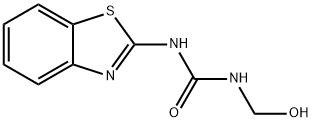 Urea, N-2-benzothiazolyl-N-(hydroxymethyl)- (9CI) Struktur