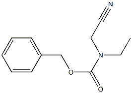 BENZYL CYANOMETHYLETHYLCARBAMATE Struktur