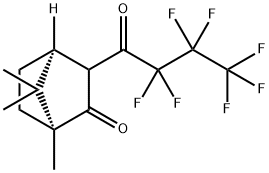 3-(HEPTAFLUOROBUTYRYL)-I-CAMPHOR Struktur