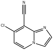 IMidazo[1,2-a]pyridine-8-carbonitrile, 7-chloro- Struktur