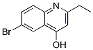 6-broMo-2-ethylquinolin-4-ol Struktur