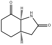 1H-Indole-2,7(3H,4H)-dione,tetrahydro-,cis-(9CI) Struktur