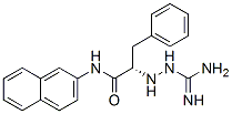 guanidinophenylalanine-2-naphthylamide Struktur