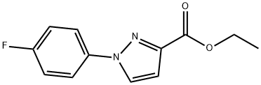 ethyl 1-(4-fluorophenyl)-1H-pyrazole-3-carboxylate Struktur