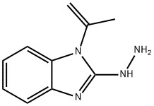 2H-Benzimidazol-2-one,1,3-dihydro-1-(1-methylethenyl)-,hydrazone(9CI) Struktur