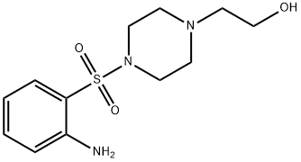 2-[4-(2-Aminobenzenesulfonyl)piperazin-1-yl]ethanol Struktur