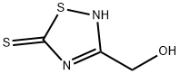 1,2,4-Thiadiazole-5(2H)-thione, 3-(hydroxymethyl)- (9CI) Struktur