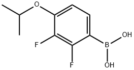 2,3-Difluoro-4-isopropoxyphenylboronic acid Struktur