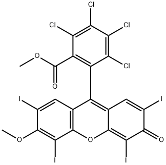 ROSE BENGAL, METHYL ESTER Struktur