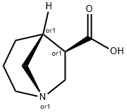 1-Azabicyclo[3.2.1]octane-6-carboxylicacid,exo-(9CI) Struktur