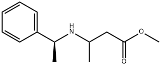 Methyl 3-((S)-1-phenylethylaMino)butanoate Struktur