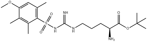 H-ARG(MTR)-OTBU Struktur