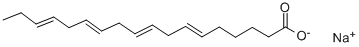 CIS-6,9,12,15-OCTADECATETRAENOIC ACID*SO DIUM Struktur