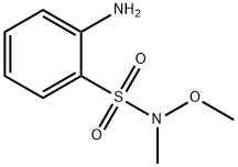 2-Amino-N-methoxy-N-methylbenzenesulfonamide Struktur