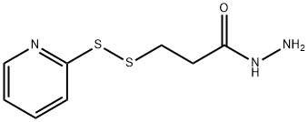 S-(2-thiopyridyl)mercaptopropionohydrazide Struktur