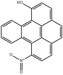 8-Hydroxy-1-nitrobenzo(e)pyrene Struktur