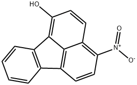 3-Nitrofluoranthen-6-ol Struktur