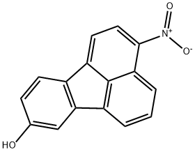 3-Nitrofluoranthen-8-ol Struktur