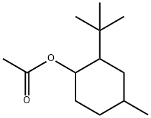 Cyclohexanol, 2-(1,1-dimethylethyl)-4-methyl-, acetate Struktur