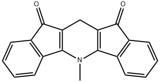 Diindeno[1,2-b:2,1-e]pyridine-10,12-dione,  5,11-dihydro-5-methyl- Struktur