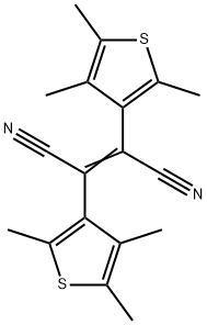 CIS-1,2-DICYANO-1,2-BIS(2,4,5-TRIMETHYL-3-THIENYL)ETHENE Struktur