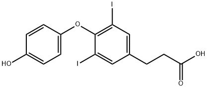 3 5-DIIODOTHYROPROPIONIC ACID Struktur