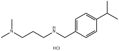 N'-(4-Isopropyl-benzyl)-N,N-dimethyl-propane-1,3-diamine dihydrochloride Struktur