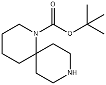 1,9-Diazaspiro[5.5]undecan-1-carboxylic acid tert-butyl ester Structure