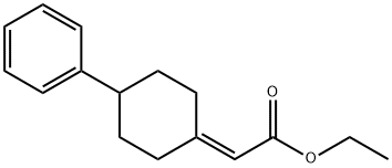 2-(4-PHENYLCYCLOHEXYLIDENE)-ACETIC ACID ETHYL ESTER Struktur